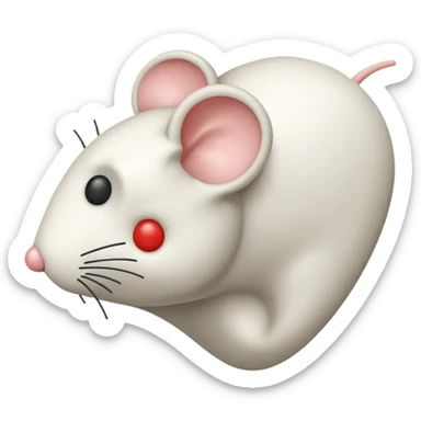 matte plasticine claymation style white mouse cursor pointer no background sticker