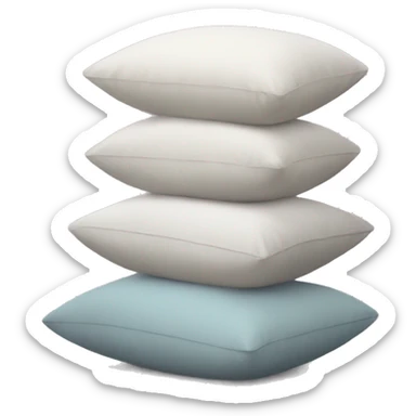 pillow stack sticker
