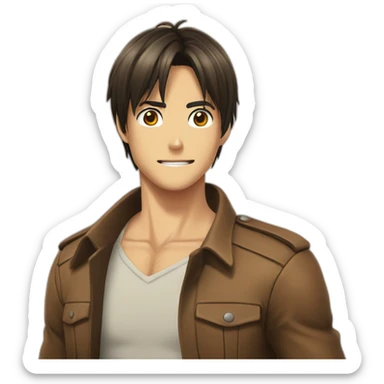 eren jaeger  sticker