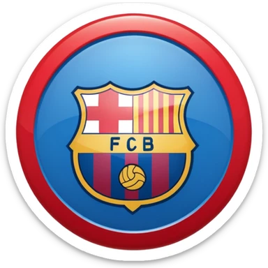 Fc Barcelona logo imoji sticker