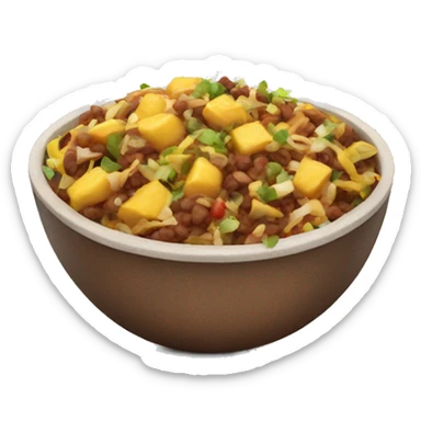 Chipotle bowl sticker