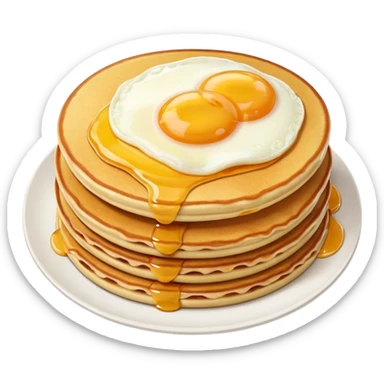 SPAM eggs and pancakes  sticker