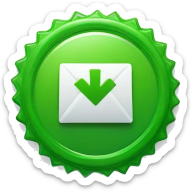 big COMPLIANT stamp with green checkmark next to it  sticker