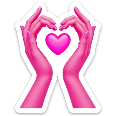 Neon pink  plumbob sims

heart made of female neon hands sticker