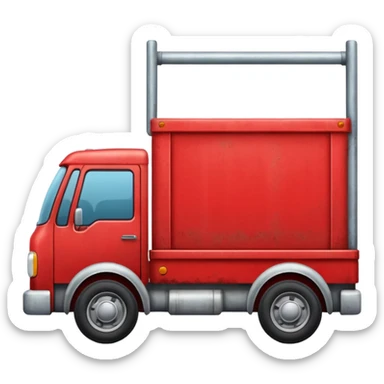 Moving truck or dolly
 sticker