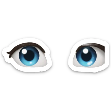 The  starry eye 🤩 emoji but with ❄️ snowflakes for eyes sticker