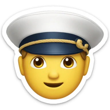 A sailor’s hat  sticker