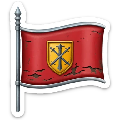 just knight flag item sticker
