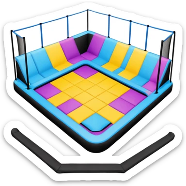 Indoor Trampoline Park sticker