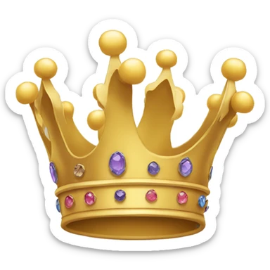 Disney crown  sticker