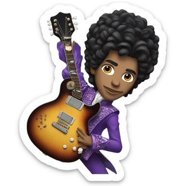 Prince the singer sticker