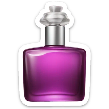 Fragrance bottle sticker