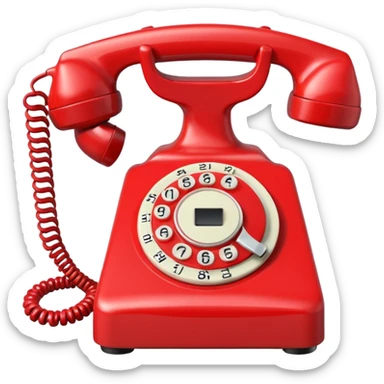 Phone hotline phone sticker