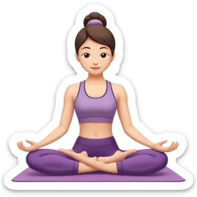 yoga sticker