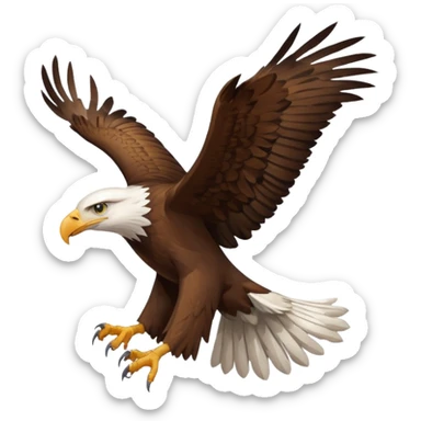 freedom eagle sticker