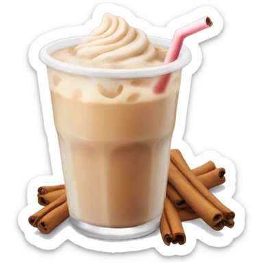 iced chai latte sticker