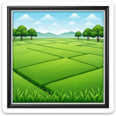 rectangulo de un distancia de metro cuadrado sticker