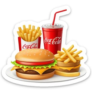 McDonald’s meal  sticker