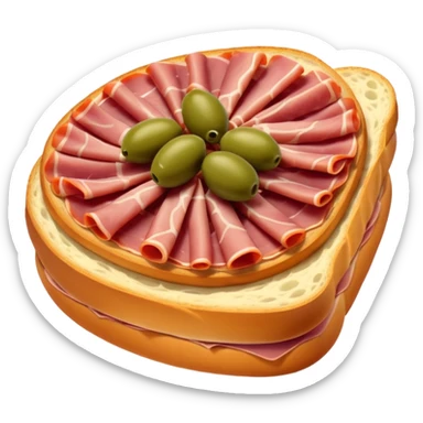 pan de jamon venezolano sticker