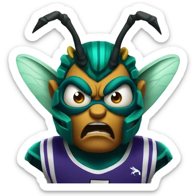 angry hornets sticker