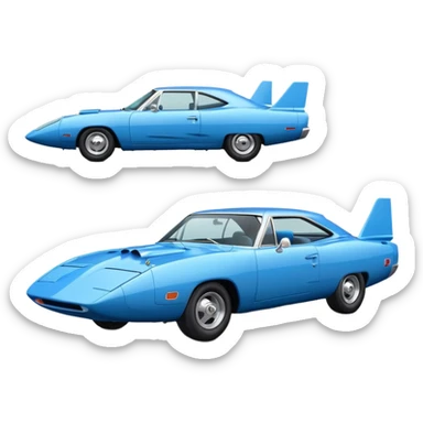 Plymouth Superbird perfect view  sticker