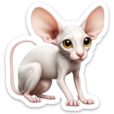 Sphynx-Rat-Mouse-Hybrid full body siamse colour  sticker