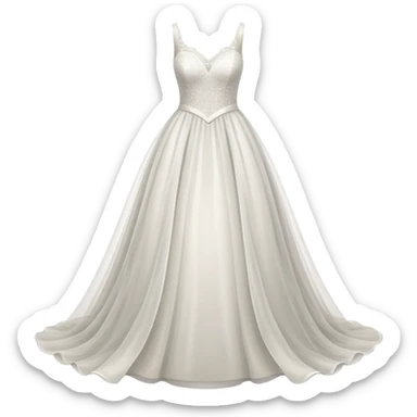 Robe mariage sticker