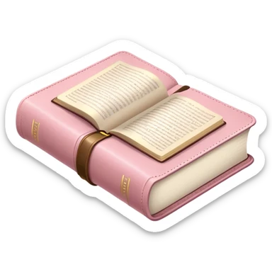 Light pink Bible sticker