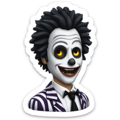 ;Beetlejuice sticker