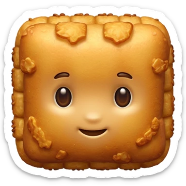 single crispy tater tot sticker
