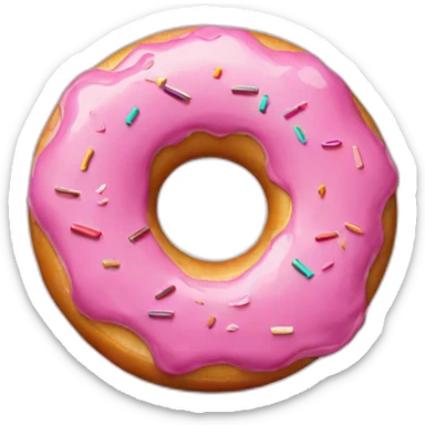 Two donuts sticker