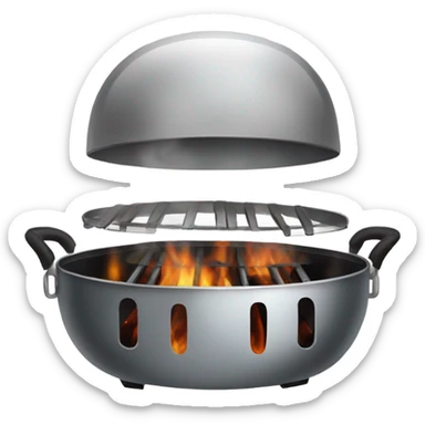 Grill ash sticker
