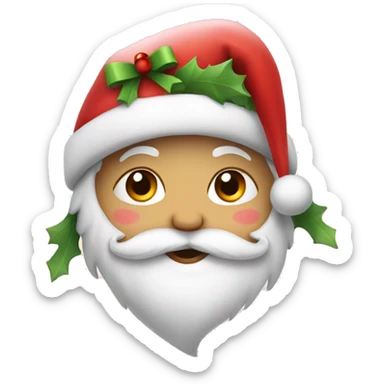 Cute Christmas heart  sticker