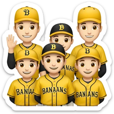 savannah bananas baseballl team sticker