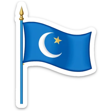 Turkstan flag sticker