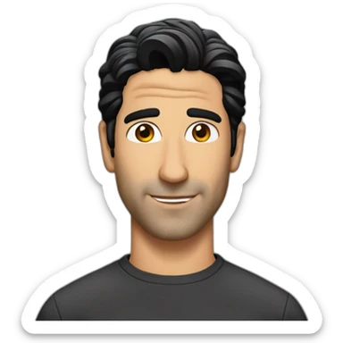 ross geller sticker