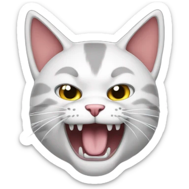 Battle cats crazed cat sticker