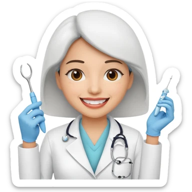 latina dentist sticker