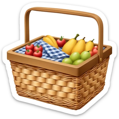 Picnic basket sticker