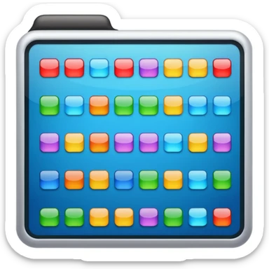 educational project, computer program sticker