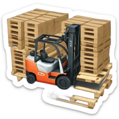 linde pallet forklift sticker