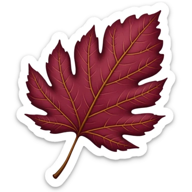 Aspa de borgoña sticker