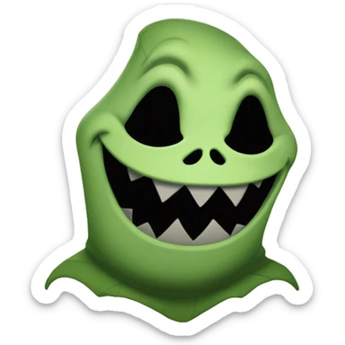 Oogie Boogie from Nightmare before christmas sticker