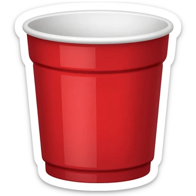 Red solo cup sticker