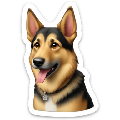 alsatian sticker