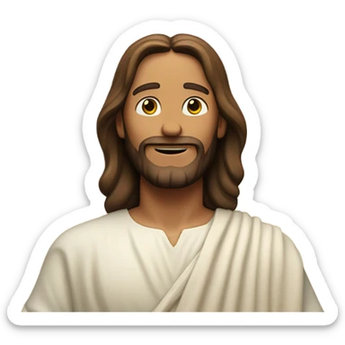 jesus open arms sticker