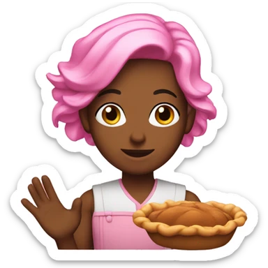 Pink thanksgiving  sticker