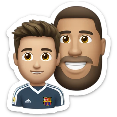 Ronaldo assis sur messi sticker