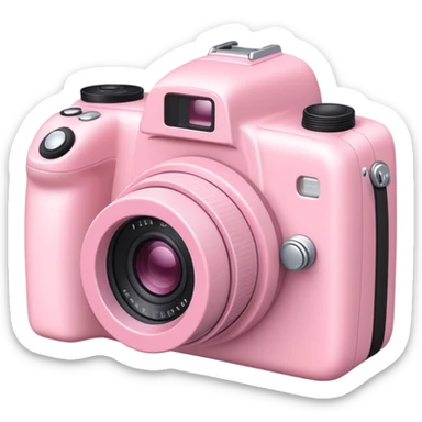 Light pink camera roll sticker