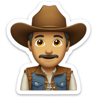cowboy sticker